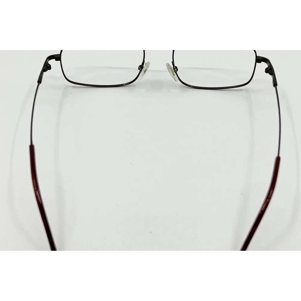 Modern Modzflex MX907 Eyeglasses Mens Brown Oval Full Rim Frames 54-19-140